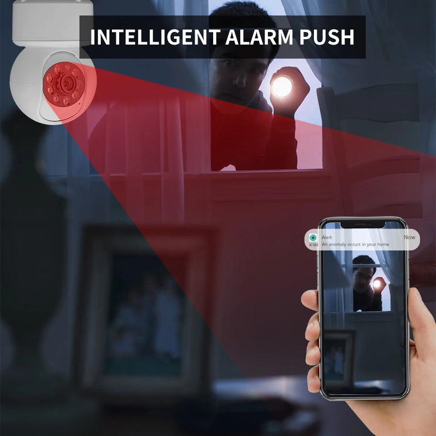 Caméra de Surveillance Intérieure BERRY IOT – Vision Nocturne en Couleur et Suivi Intelligent