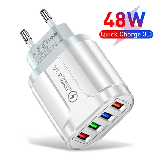 Chargeur USB 4 Ports Mosizave – Charge Rapide et Portable