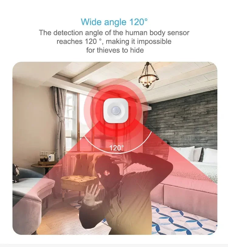 Détecteur de Mouvement Intelligent Tuya WiFi