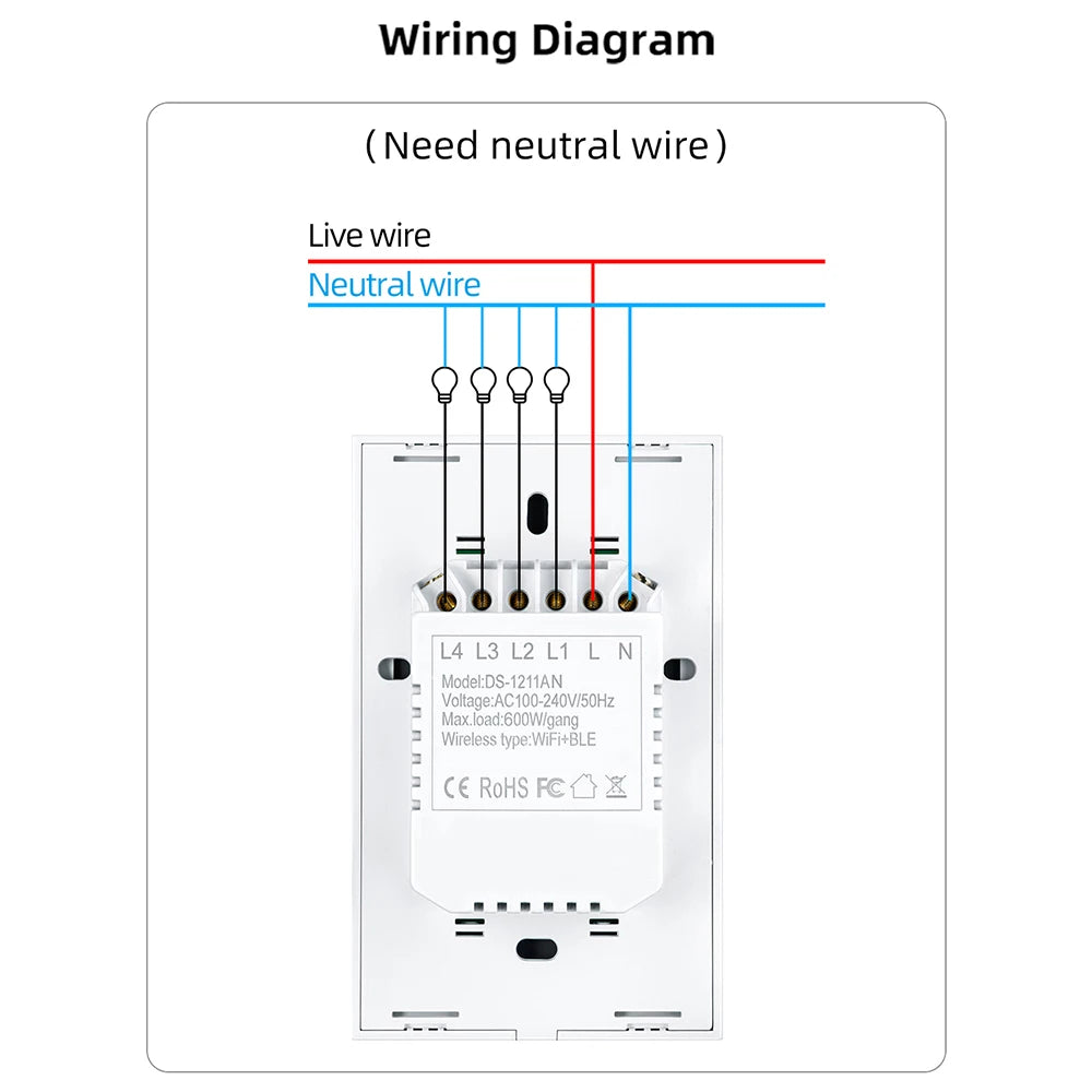 Interrupteur WiFi Intelligent Chevolink